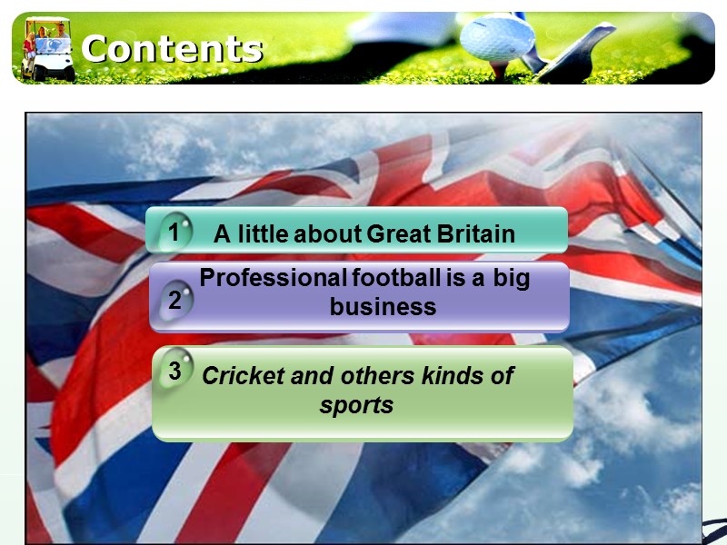 Contents A little about Great Britain Professional football is a big business  